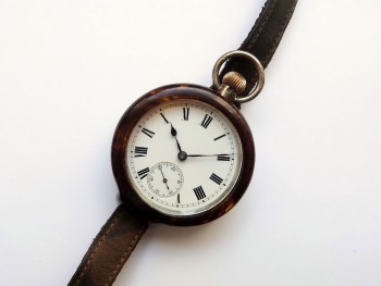 Blacklock's design from pocket to wrist, the wristlet watch