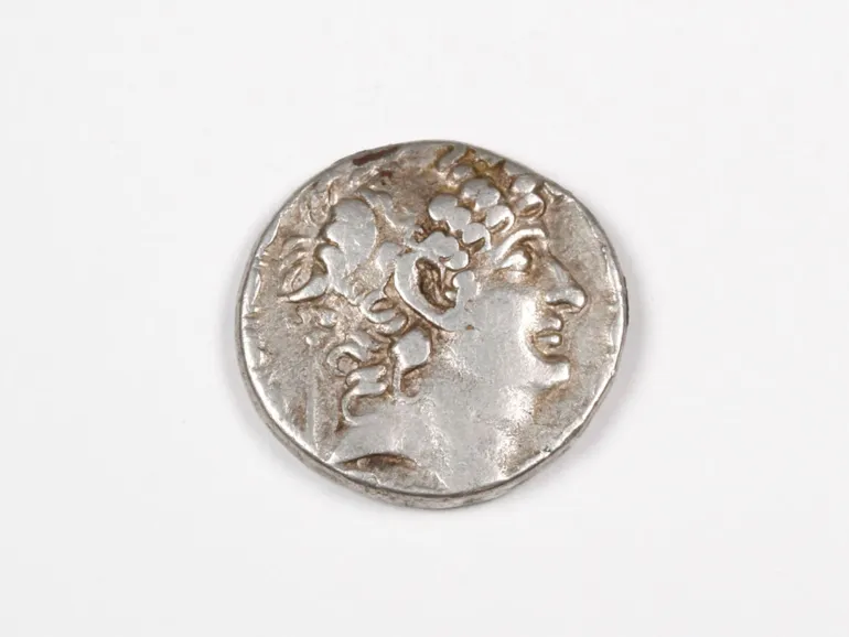 Pièce grecque en argent tétradrachme, Philippus et Zeus au revers, IB03469.