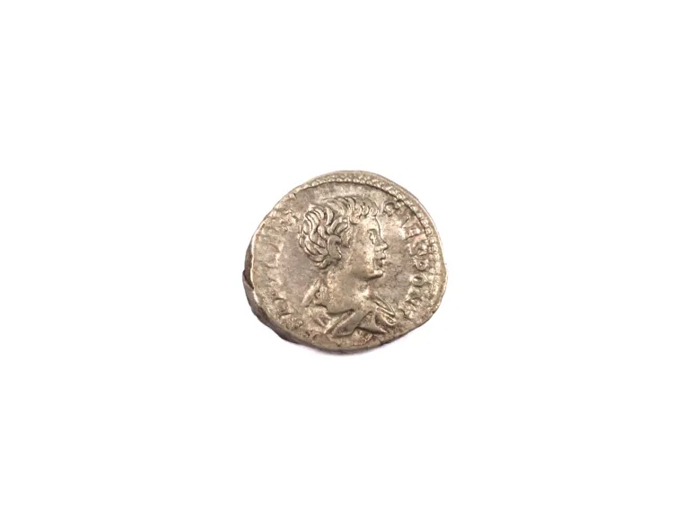 Denier de l’Empire romain de Geta, portrait au droit, SKU IB09034.