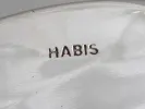 وعاء وسط طاولة من معدن مطلي بالفضة على شكل قلب، دمغة HABIS، SKU IB00860.