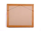 Back of framed engraving "L'Abreuvoir" by Ch. Jacques, SKU IB00991, with hanging wire visible.