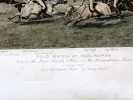 IB01399 George Earl "Polo Match at Hurlingham" 1877 print showing polo players on horseback and the title text.