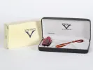 Stylo plume Visconti Van Gogh, SKU IB02666, avec plume ambre, bouteille d’encre et coffret de présentation.