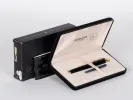Aurora Talentum black fountain pen set in presentation case, SKU IB02706.