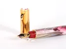 SKU IB02991: قلم حبر Omas Casanova بغطاء وريشة من الذهب، معروض على خلفية بيضاء.
