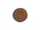 Pièce romaine en bronze de Constantin I, revers avec porte de camp, SKU IB03346.