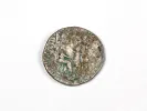 IB03416 Parthian silver tetradrachm of King Phraates IV, worn coin with seated figure visible.