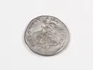 Roman silver denier coin of Septimus Severus with Victory on the reverse, SKU IB03511.