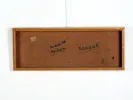 Marvin Kanarek, IB04390, dos d’une huile sur panneau avec inscriptions signées et datées sur le châssis en bois.