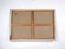 SKU IB05145, Gino Gregori, dos de l’huile sur toile « Le Couple », avec châssis en bois et « 1969 » inscrit au verso.