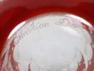 كوب بلور بوهيمي خمري موقع Christian Dior، منظر من الأسفل، SKU IB05230.