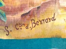 تفصيل من نسيج أوبيسون موقّع «S.C. Ind Bernard»، Ateliers Borderies à Felletin، SKU IB07209.