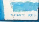 "Maurice Mante": Abstract Composition. Signed and dated 1983. - IB07253