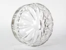 Centre de table en cristal autrichien avec bordure en argent massif, SKU IB08154.