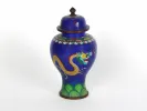 Potiche chinoise en émail cloisonné à décor de dragon, IB08317.