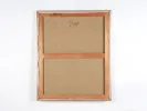 ظهر لوحة قماشية مؤطرة من Louis Goldfarb، SKU IB08755، مع إطار الشد وظهر القماش.