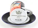 فنجان وصحن إسبريسو من Rosenthal ستوديو لاين من خزف مطلي، بتوقيع O. Alt، SKU IB08960.