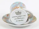 فنجان وصحن إسبريسو من Rosenthal ستوديو لاين من خزف مطلي، IB08960، بتصميم Jane Osborn Smith ورقم 19.