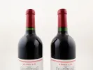 SKU IB09316: two bottles of Château Lynch Bages 2015 red wine, shown front view with red capsules and Grand Vin labels.